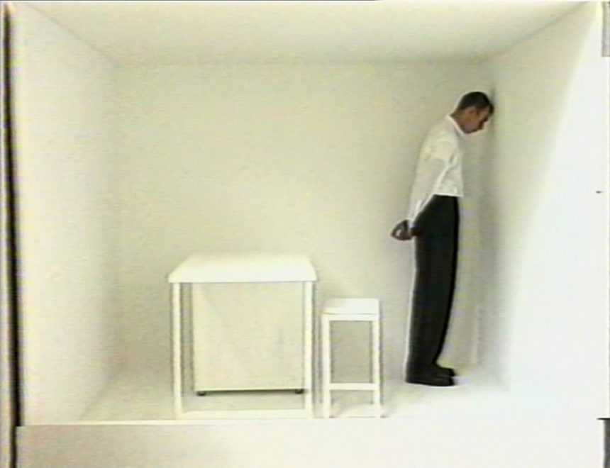Absalon Solutions, 1992 Video 7’25’’ © The estate of Absalon Courtesy of the artist and Galerie Chantal Crousel