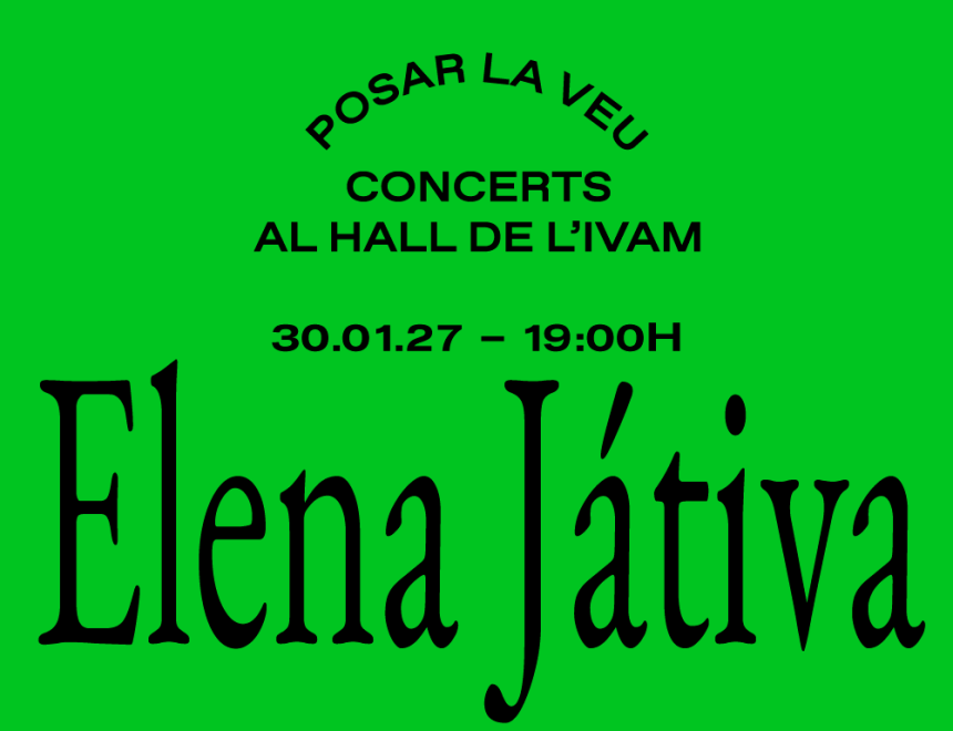 Elena Játiva en concierto. Ciclo ‘Posar la veu’