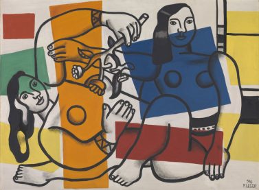 Fernand Léger / Two Women Holding Flowers, 1954. © Fernand Léger, VEGAP, Valencia, 2019