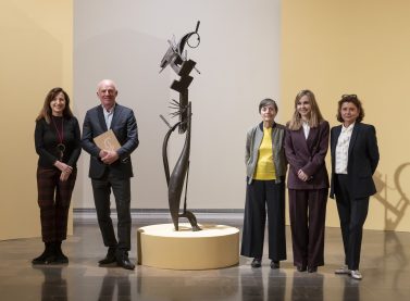 El IVAM presenta la exposición “La mujer en la obra de Julio González” La secretaria autonómica de Cultura, Marta Alonso Rodríguez; la directora del IVAM, Blanca de la Torre; el heredero y administrador de la Fundación Julio González, Philippe Grimminger; y la comisaria de la muestra, Brigitte Leal, presentan la exposición ‘La mujer en la obra de Julio González’. © Miguel Lorenzo