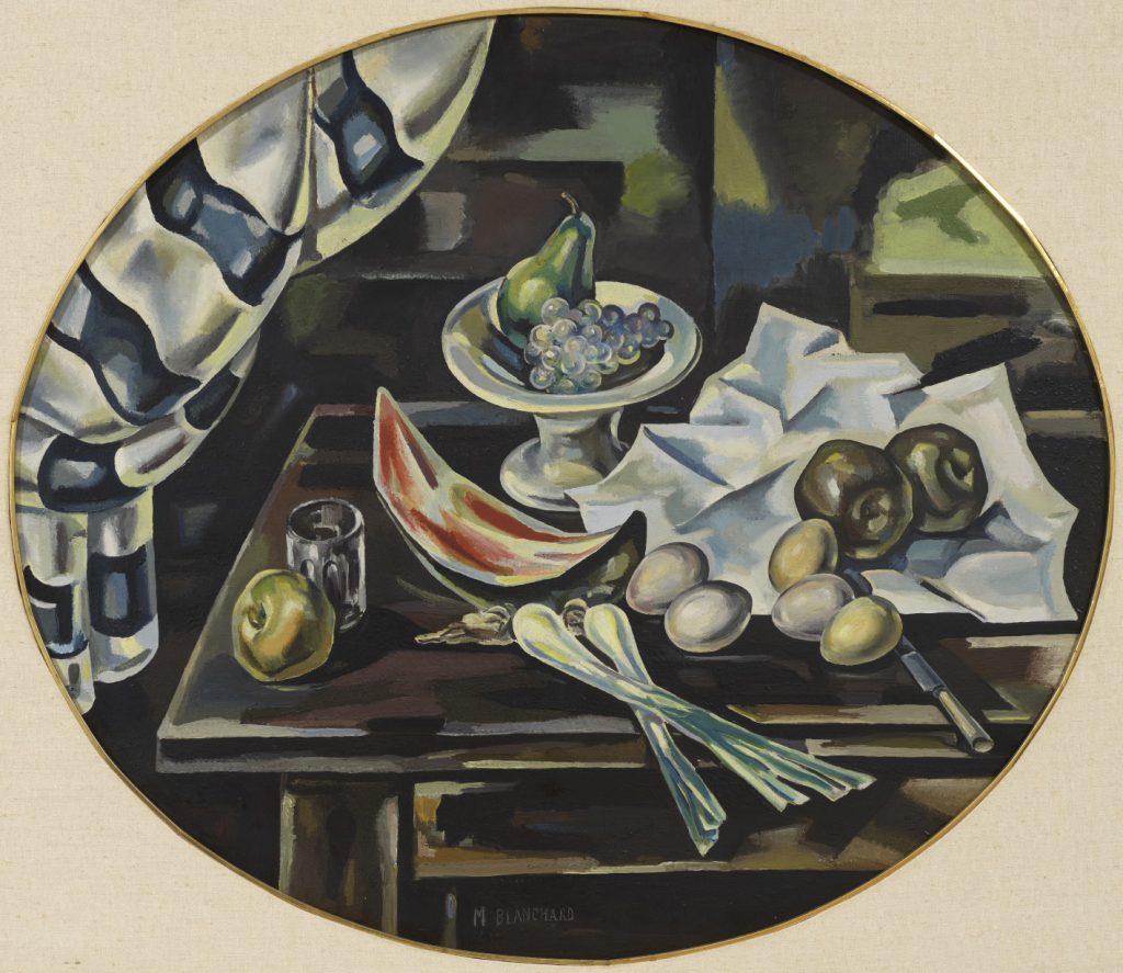 María Blanchard. Bodegón oval, 1925.