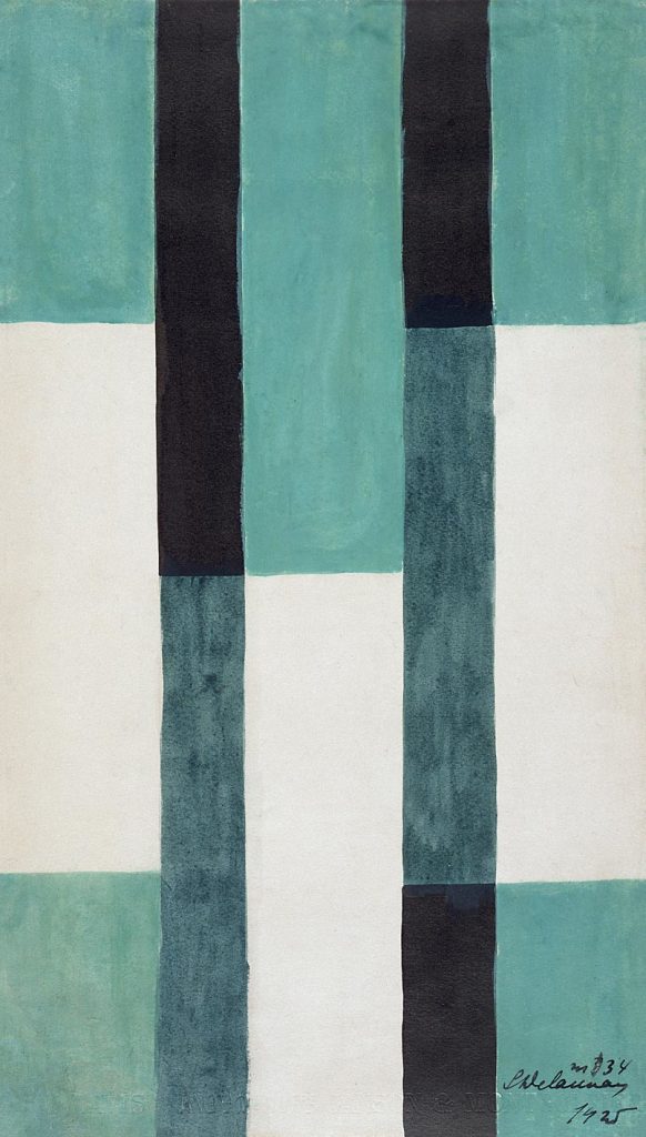 Sonia Delaunay. Sin título (proyecto de tela simultánea n.º 34), 1925