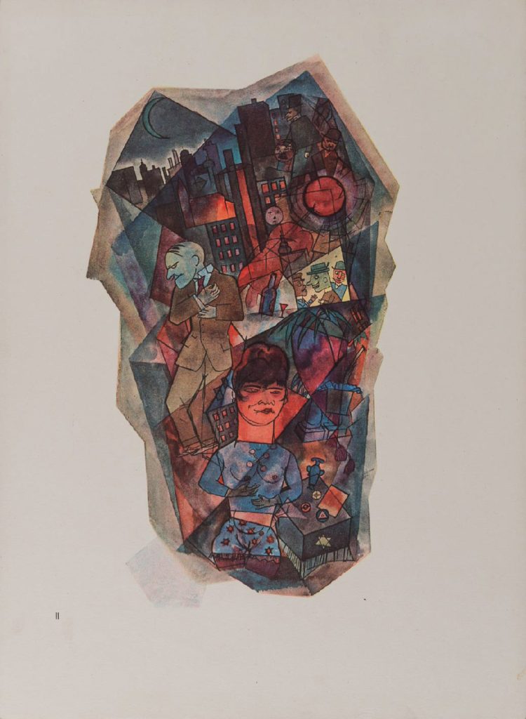 George Grosz. II. Whisky, de la carpeta 