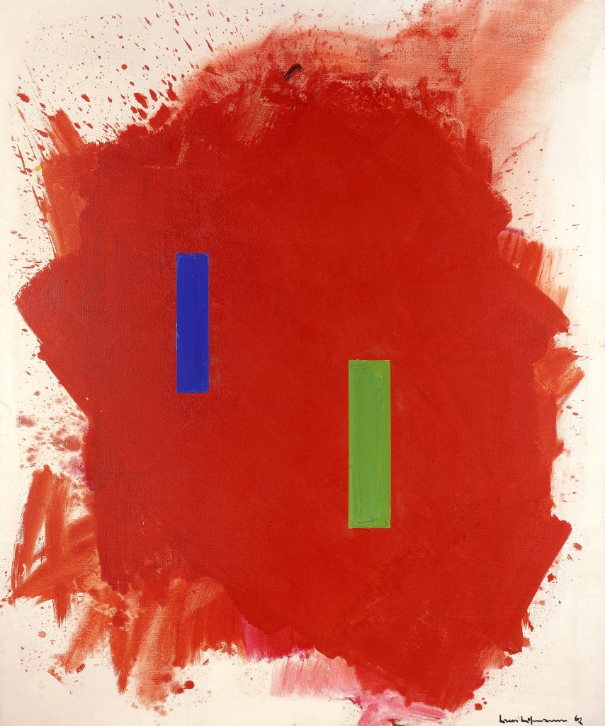 Hans Hoffmann. Scintillating Red, 1962