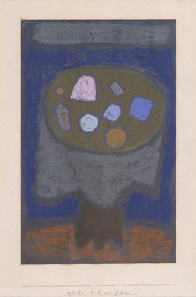 Paul Klee. Mesa con ofrendas, 1933
