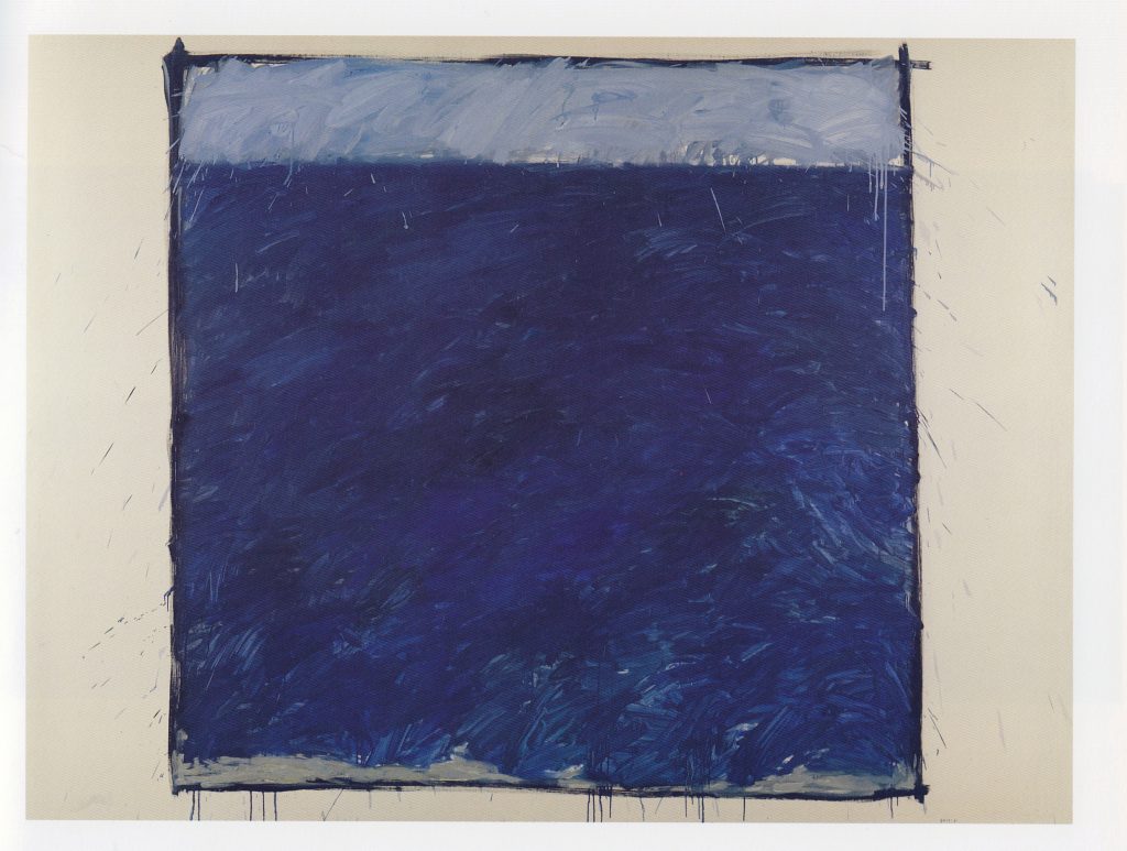 Jordi Teixidor / Pintura azul 1, 1986