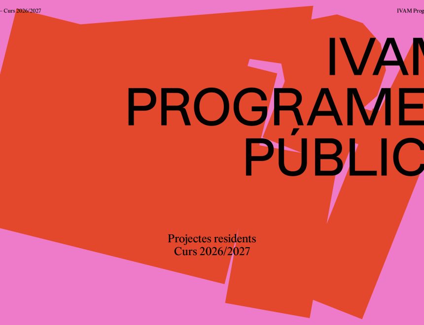 Programes públics 26-27. Obrim terminis d’inscripció!