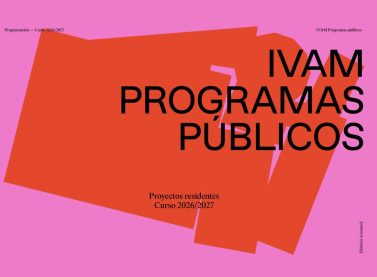 Image of Programas públicos 26-27 ¡Abrimos plazos de inscripción!
